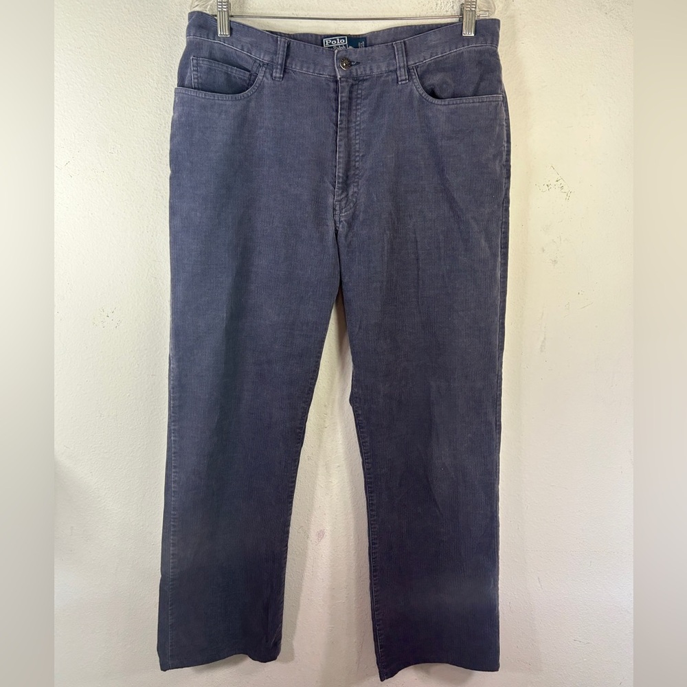 Polo Ralph Lauren MENS pants 34x30 corduroy blue old money teacher corpcore dad